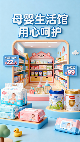 母婴生活护理平面设计矢量图标集 从沐浴用品到头发护理的创意视觉方案